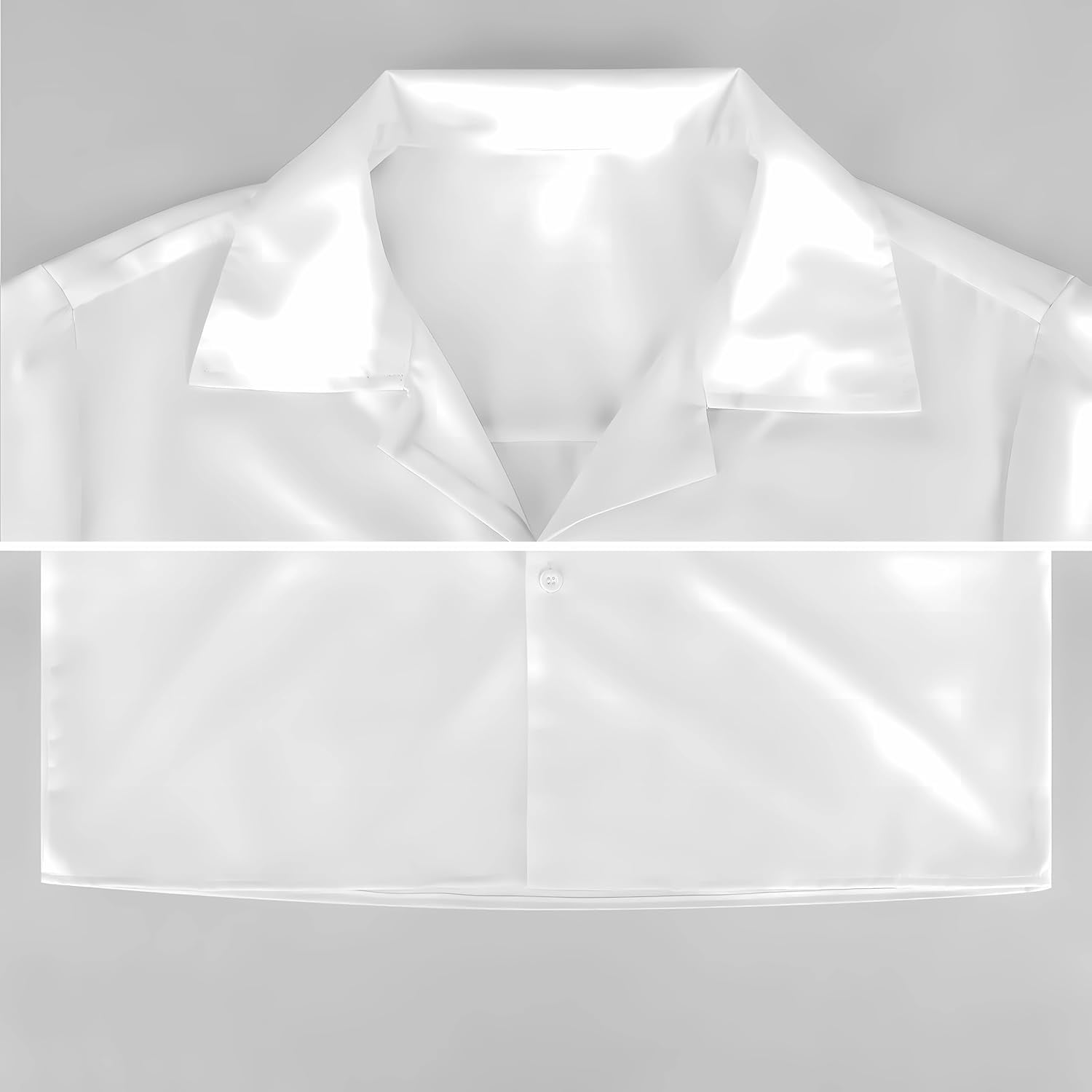 Rebaike Men's Luxury Baroque Print Shirt Gold Pattern Button Down Short Sleeve Shirt Designer-Inspired Party Top